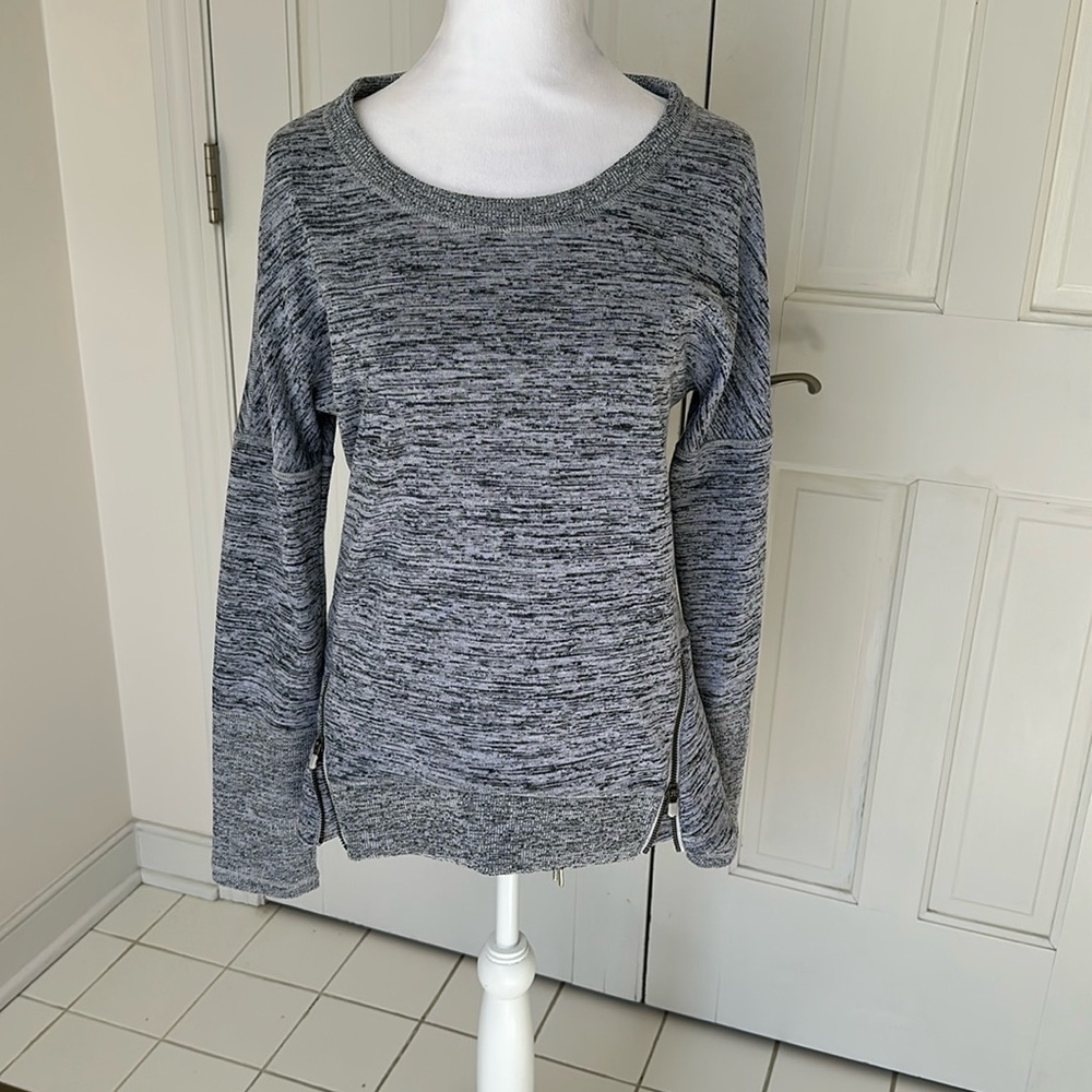 Athleta cotton, soft jersey sweater, size small.